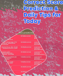 Prediction exact score today